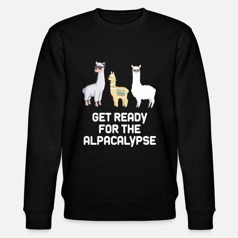 Amour animal d'alpaga - Sweat bio CHANGER Stanley/Stella Unisexe - noir