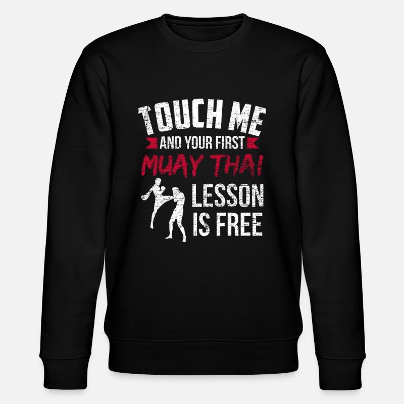 Muay Thai - Stanley/Stella Unisex Bio-Sweatshirt CHANGER  - Schwarz