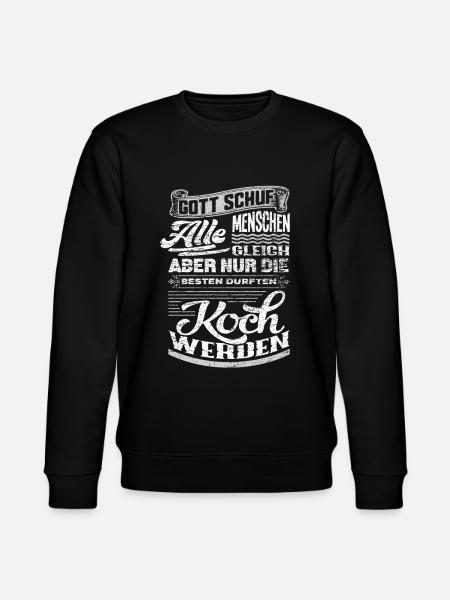Koch Gott - Stanley/Stella Unisex Bio-Sweatshirt CHANGER  - Schwarz