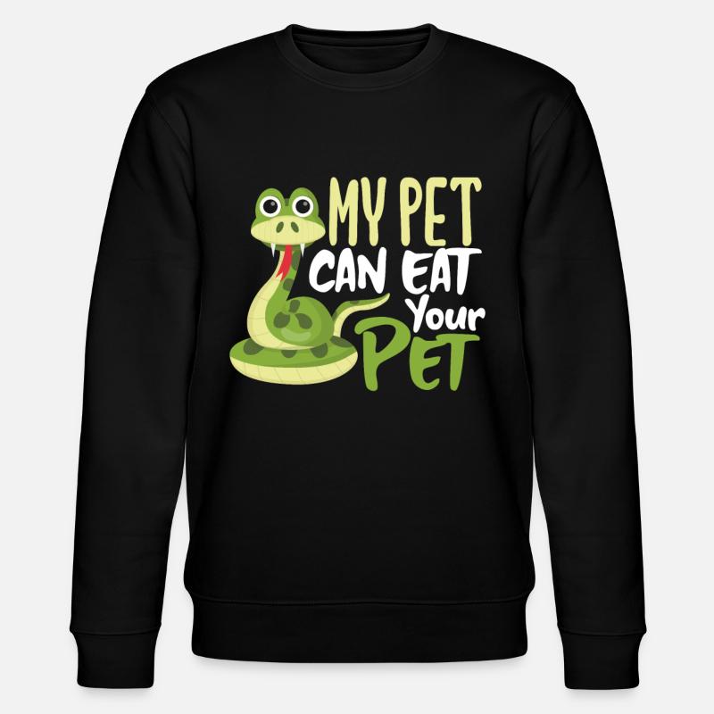 Snake - Stanley/Stella CHANGER Unisex Organic Sweatshirt - black