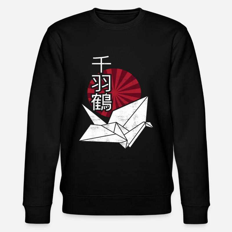 Origami japonais - Sweat bio CHANGER Stanley/Stella Unisexe - noir