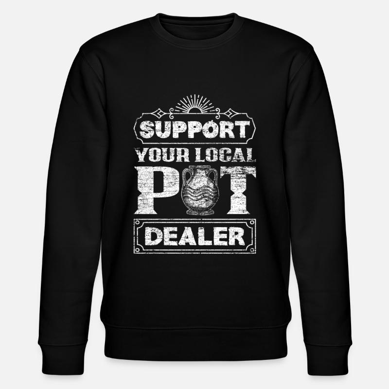 make pottery - Stanley/Stella CHANGER Unisex Organic Sweatshirt - black