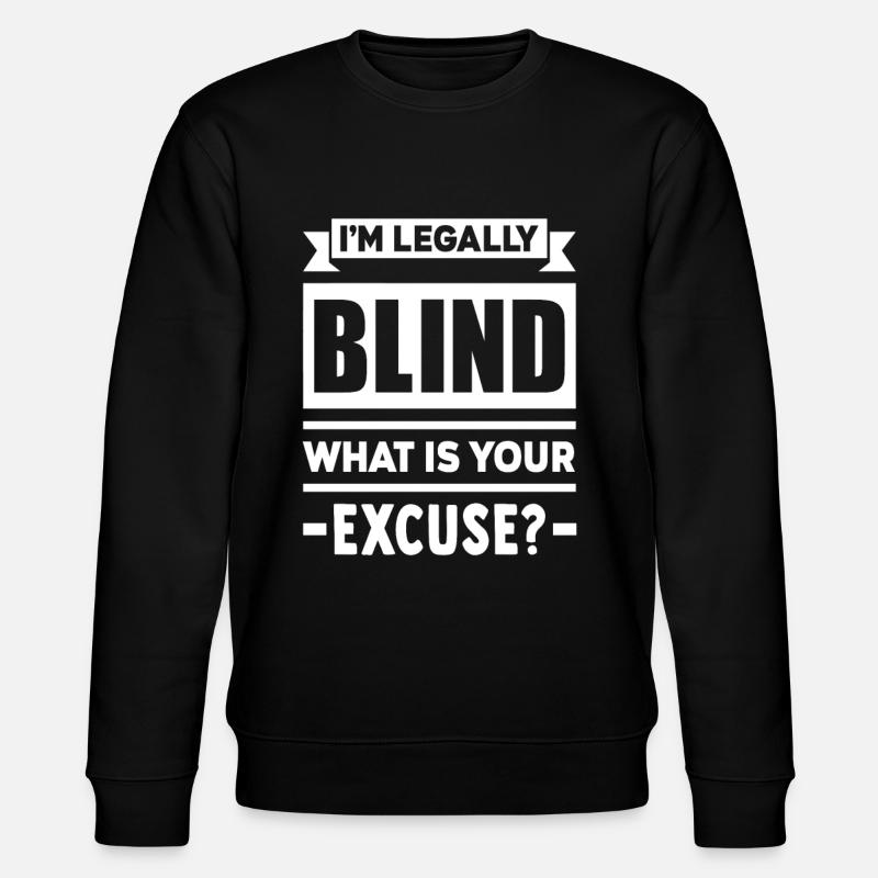 Aveugles aveugles - Sweat bio CHANGER Stanley/Stella Unisexe - noir