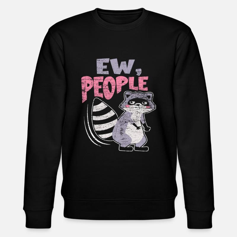 Les ratons laveurs - Sweat bio CHANGER Stanley/Stella Unisexe - noir