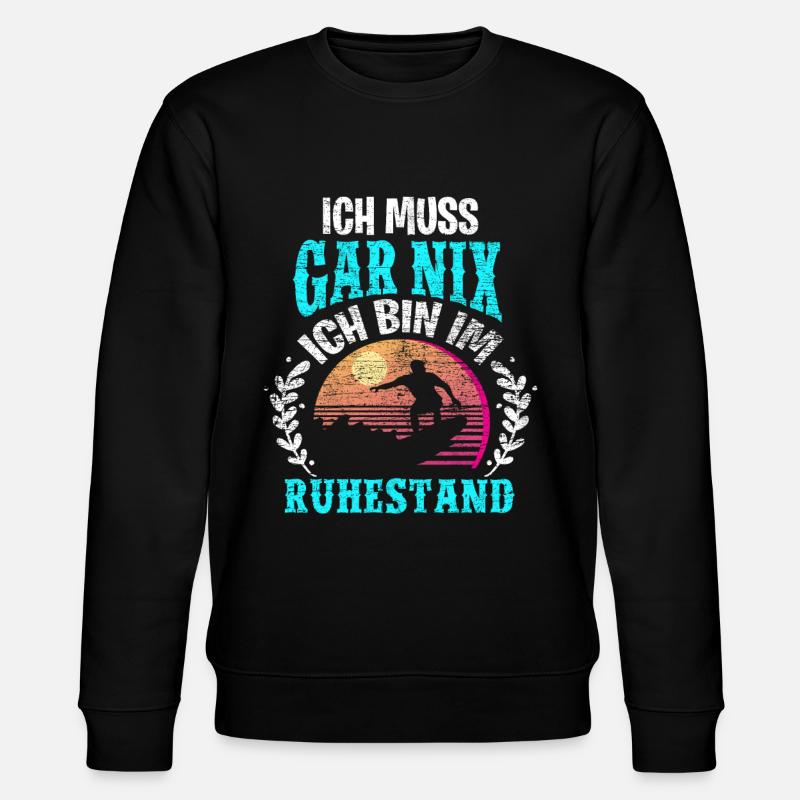 Ruhestand - Stanley/Stella Unisex Bio-Sweatshirt CHANGER - Schwarz