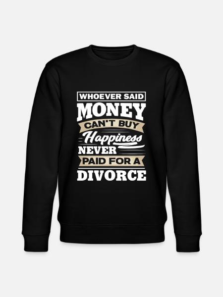 Scheidung Bezahlen - Stanley/Stella Unisex Bio-Sweatshirt CHANGER  - Schwarz