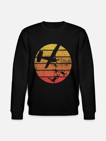 Skydiving - Stanley/Stella CHANGER Unisex Organic Sweatshirt - black