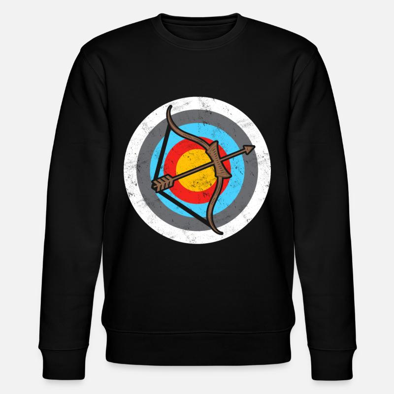 Archery target - Stanley/Stella CHANGER Unisex Organic Sweatshirt - black