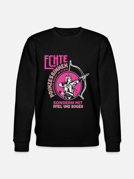 Bogenschießen Frau - Stanley/Stella Unisex Bio-Sweatshirt CHANGER - Schwarz