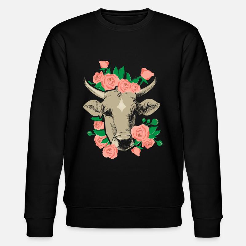 vache - Sweat bio CHANGER Stanley/Stella Unisexe - noir