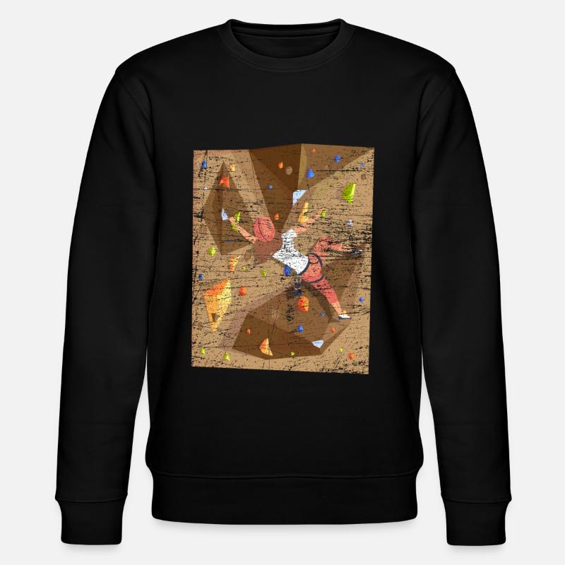 Climbing climbing wall - Stanley/Stella CHANGER Unisex Organic Sweatshirt - black