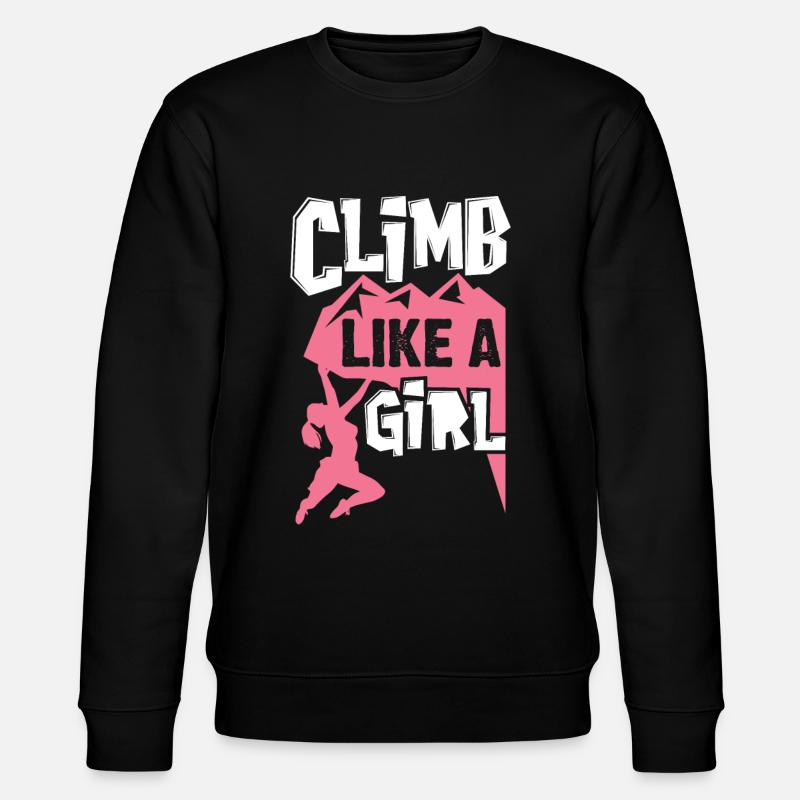 Climb - Stanley/Stella CHANGER Unisex Organic Sweatshirt - black