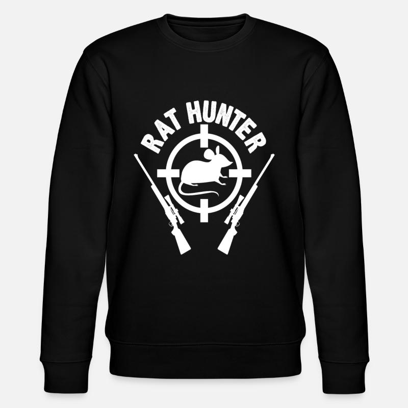 rat - Stanley/Stella CHANGER Unisex Organic Sweatshirt - black