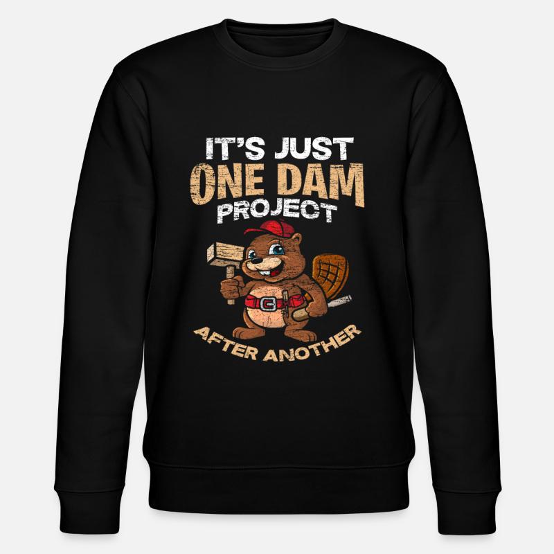 castor - Sweat bio CHANGER Stanley/Stella Unisexe - noir