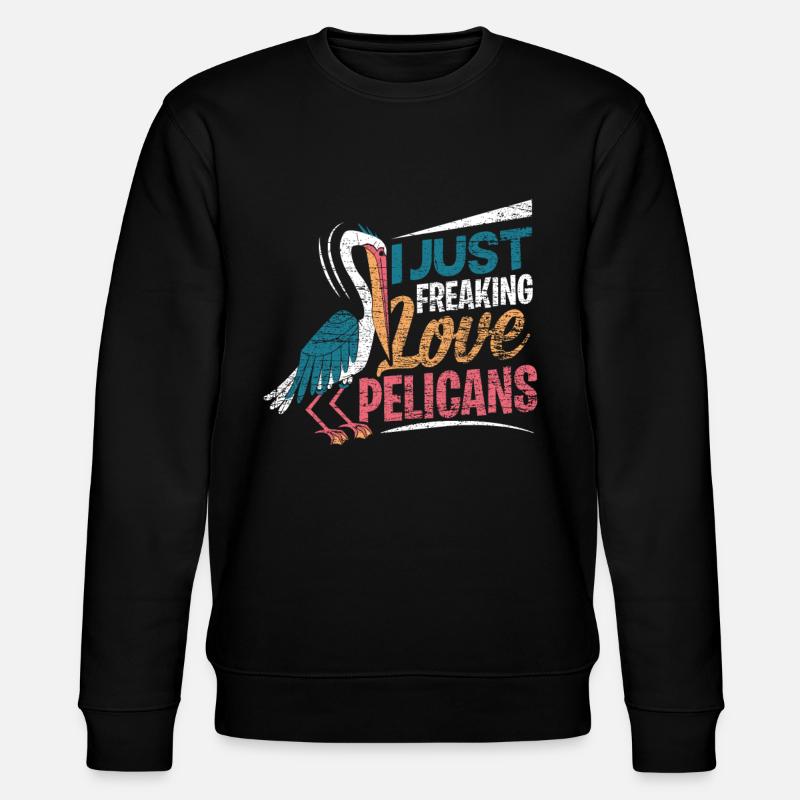 Pelikan - Stanley/Stella Unisex Bio-Sweatshirt CHANGER  - Schwarz