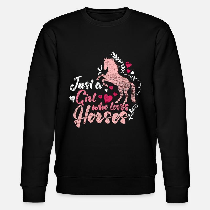 Fille de cheval - Sweat bio CHANGER Stanley/Stella Unisexe - noir