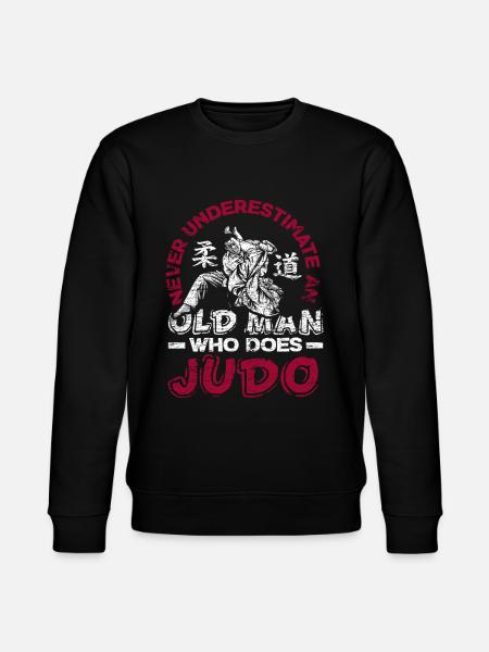 Judo Alter Mann - Stanley/Stella Unisex Bio-Sweatshirt CHANGER  - Schwarz