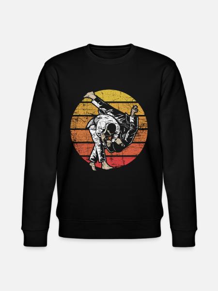 Judo retro - Stanley/Stella CHANGER Unisex Organic Sweatshirt - black