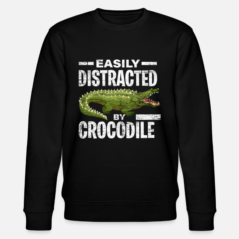 Prédateur de crocodile - Sweat bio CHANGER Stanley/Stella Unisexe - noir