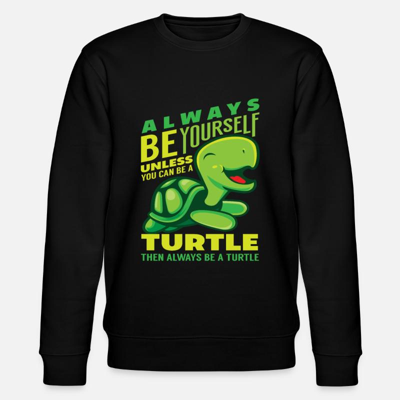 turtle - Stanley/Stella CHANGER Unisex Organic Sweatshirt - black