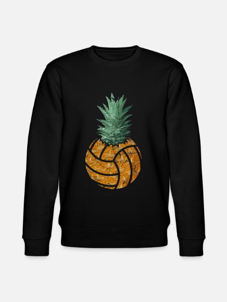 Volleyball pineapple - Stanley/Stella CHANGER Unisex Organic Sweatshirt - black