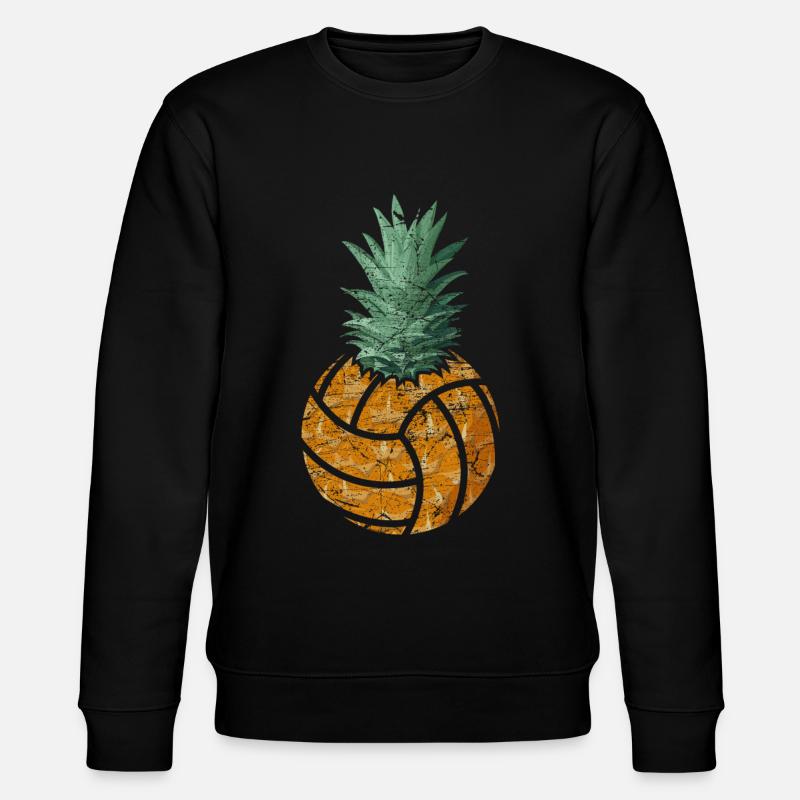 Ananas de volley-ball - Sweat bio CHANGER Stanley/Stella Unisexe - noir