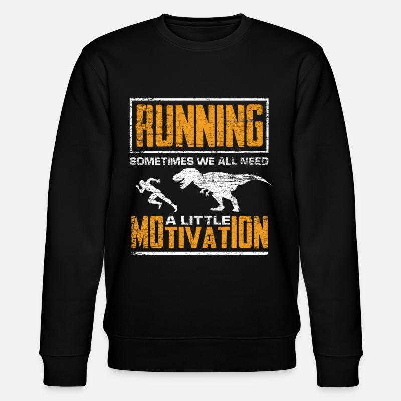 To run - Stanley/Stella CHANGER Unisex Organic Sweatshirt - black