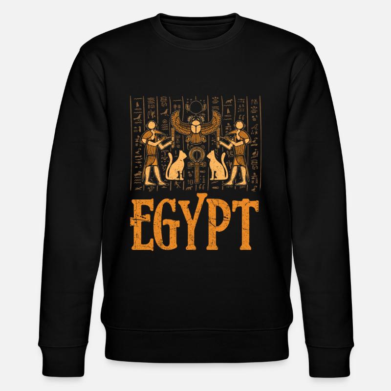 Ägypten Geschichte - Stanley/Stella Unisex Bio-Sweatshirt CHANGER  - Schwarz