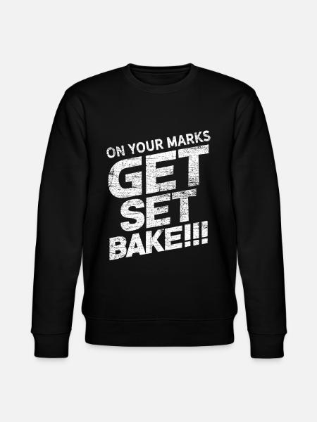 Bake pastries - Stanley/Stella CHANGER Unisex Organic Sweatshirt - black