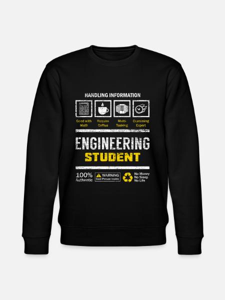 Engineer student - Stanley/Stella CHANGER Unisex Organic Sweatshirt - black