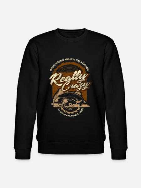 Carpenter circular saw - Stanley/Stella CHANGER Unisex Organic Sweatshirt - black