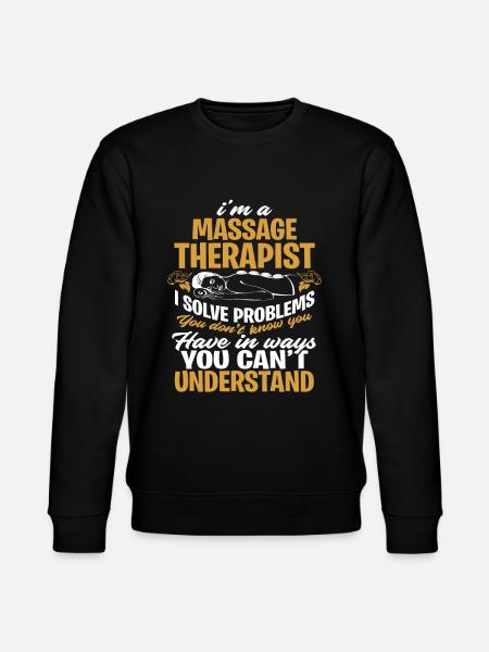 Massage therapist - Stanley/Stella CHANGER Unisex Organic Sweatshirt - black