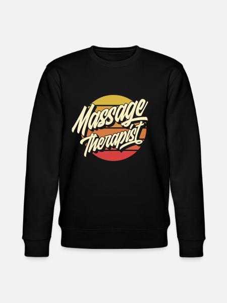 Massage therapist masseur - Stanley/Stella CHANGER Unisex Organic Sweatshirt - black