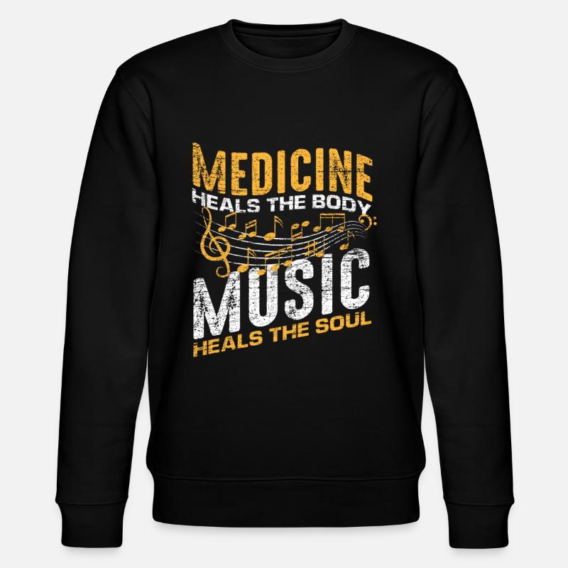 Médecine musicale - Sweat bio CHANGER Stanley/Stella Unisexe - noir