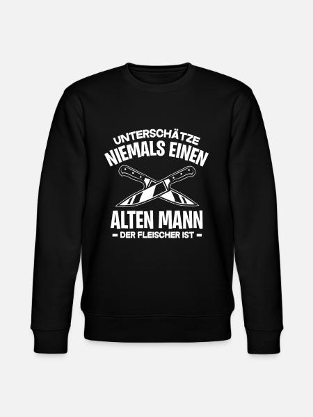 Fleischer Alter Mann - Stanley/Stella Unisex Bio-Sweatshirt CHANGER - Schwarz