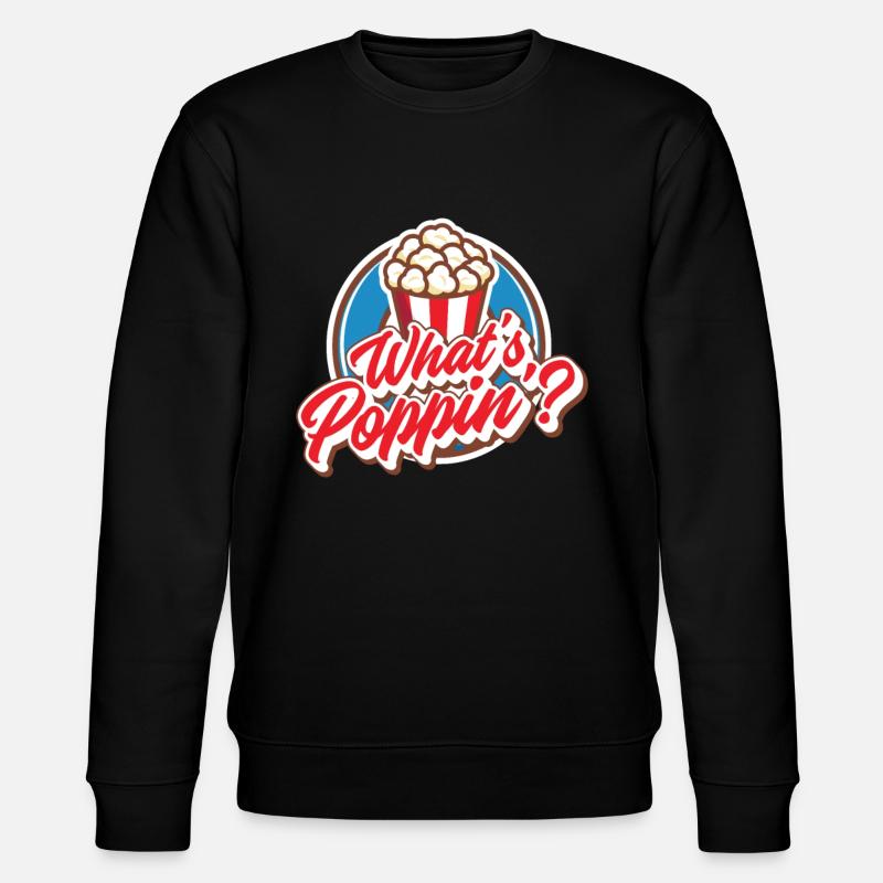 Popcorn - Stanley/Stella CHANGER Unisex Organic Sweatshirt - black