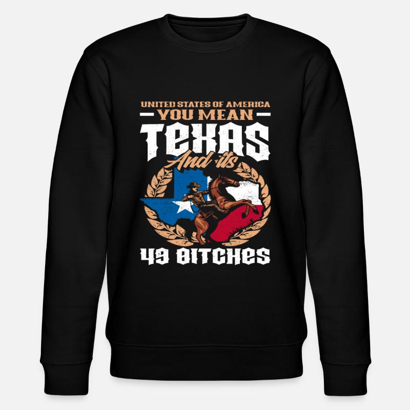 Texas États-Unis d'Amérique cadeau - Sweat bio CHANGER Stanley/Stella Unisexe - noir