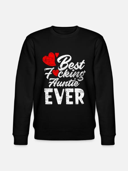 Best aunt - Stanley/Stella CHANGER Unisex Organic Sweatshirt - black