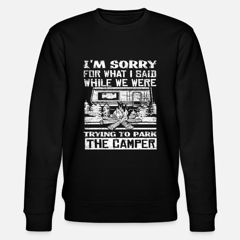 Camper caravan - Stanley/Stella CHANGER Unisex Organic Sweatshirt - black