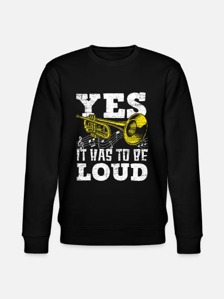 Trumpet trumpet player - Stanley/Stella CHANGER Unisex Organic Sweatshirt - black
