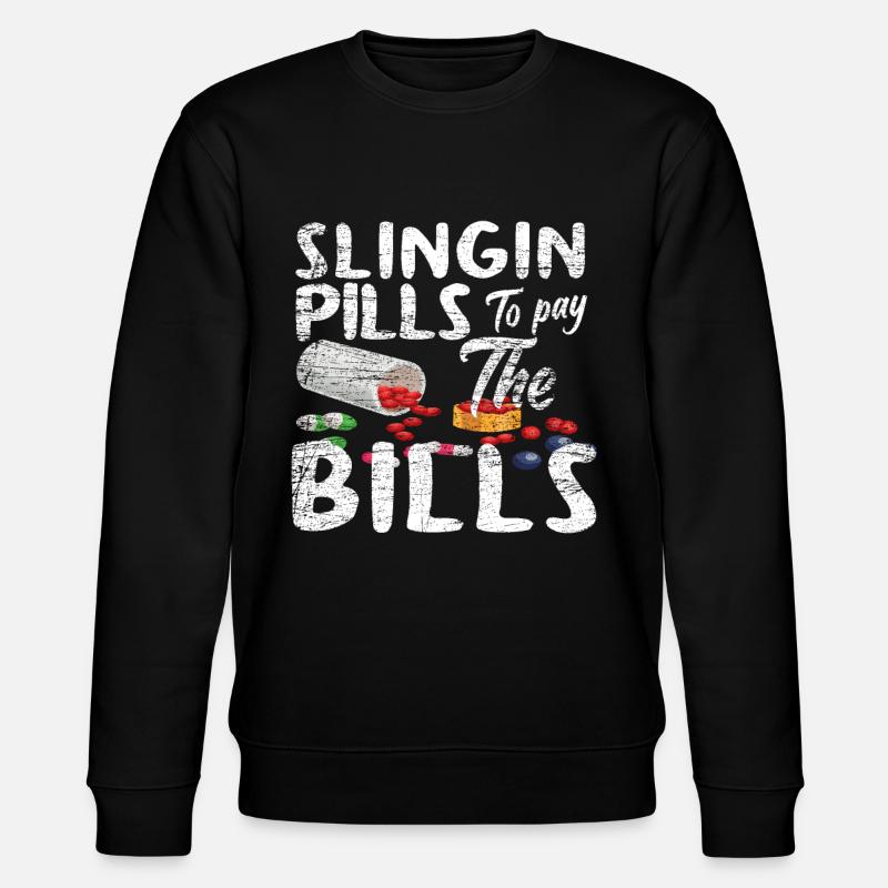 pharmacist - Stanley/Stella CHANGER Unisex Organic Sweatshirt - black