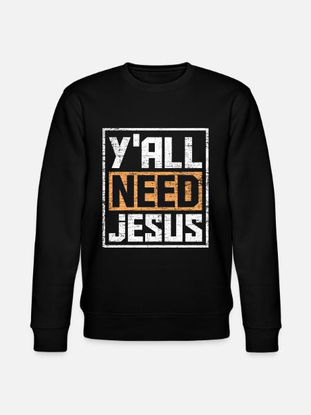 Jesus - Stanley/Stella CHANGER Unisex Organic Sweatshirt - black