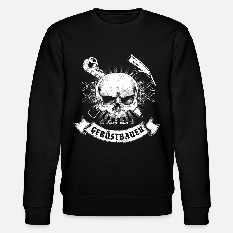 Gerüstbauer - Stanley/Stella Unisex Bio-Sweatshirt CHANGER  - Schwarz