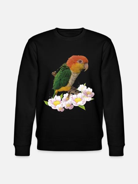 The orange-headed caique - Stanley/Stella CHANGER Unisex Organic Sweatshirt - black