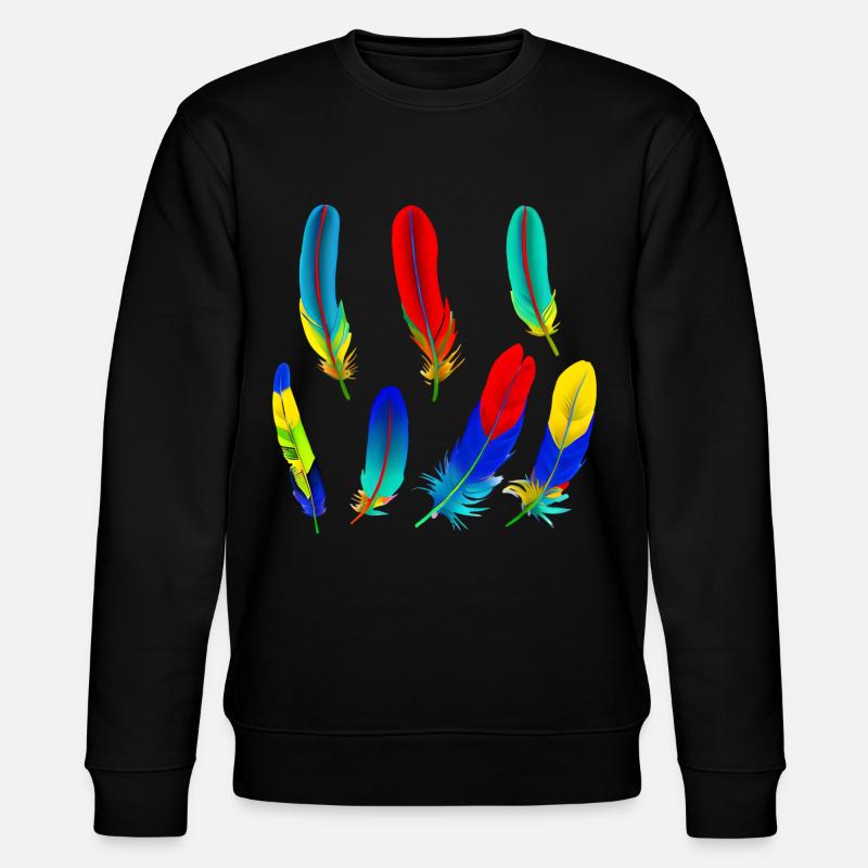 Plumes de perroquet - Sweat bio CHANGER Stanley/Stella Unisexe - noir