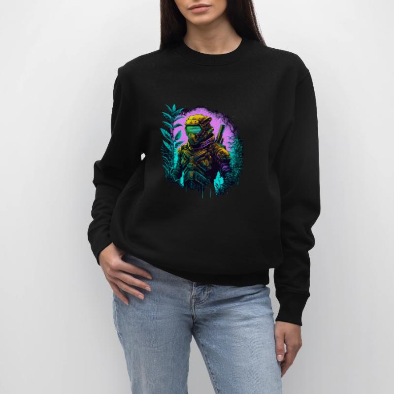 Ninja Cyber Warrior Samurai Gift Stanley/Stella CHANGER Unisex Organic Sweatshirt