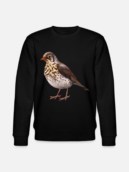 Grive oiseau - Sweat bio CHANGER Stanley/Stella Unisexe - noir