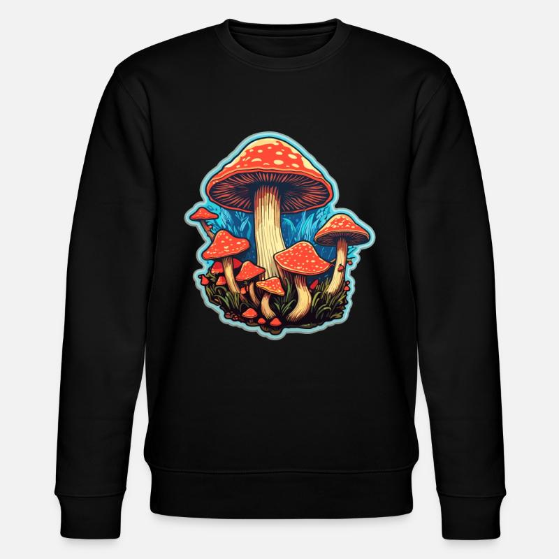Toadstool Mushroom Mushroom Picker - Sweat bio CHANGER Stanley/Stella Unisexe - noir