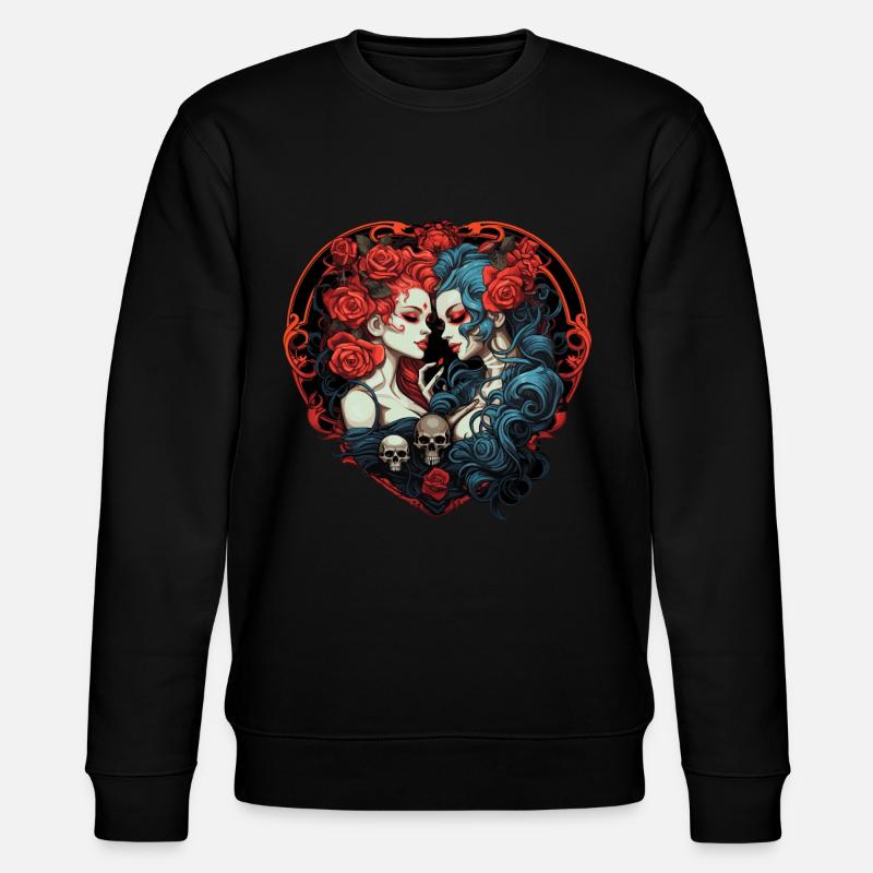 Abstrait Diable Satan Squelette Démons - Sweat bio CHANGER Stanley/Stella Unisexe - noir