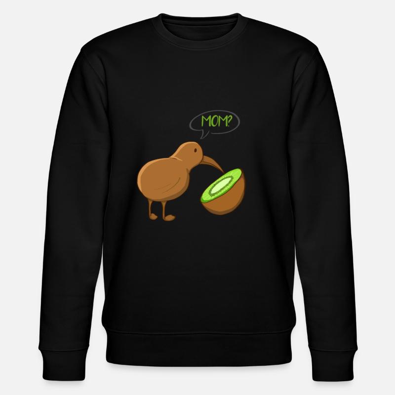 Kiwi oiseau fruit - Sweat bio CHANGER Stanley/Stella Unisexe - noir